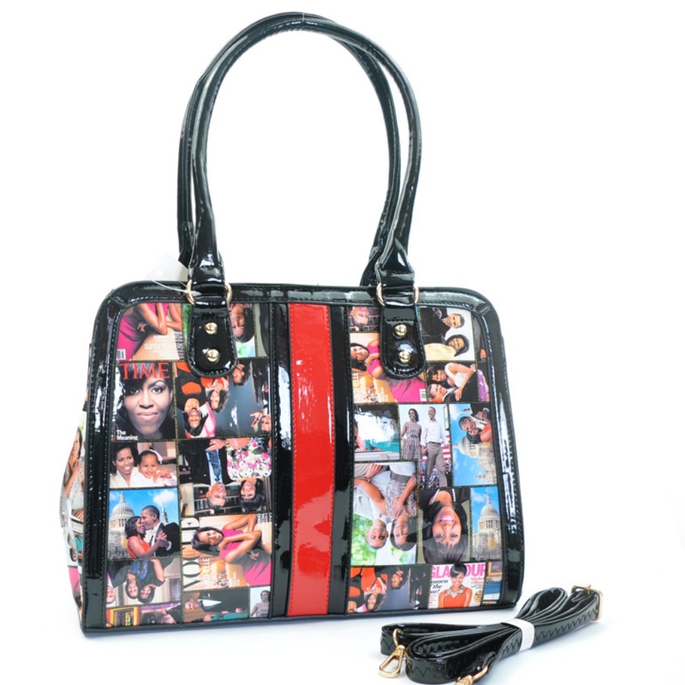 Michelle Obama & president obama Satchel Handbag